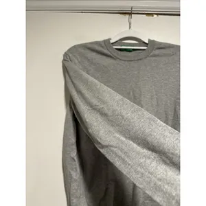 Vintage Women's Sz: M United Colors Of Benetton Gray Pullover Cotton Sweater thumbnail 8
