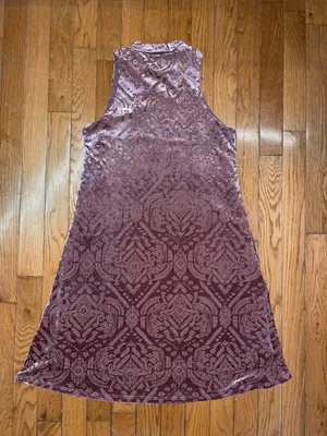 Mudd Sleeveless Burnout Velvet Dress thumbnail 4