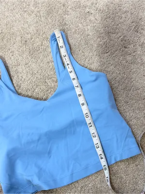 Lululemon Women’s Align Tank Top Built in shelf Bra Nulu in Aero Blue 6 thumbnail 12