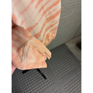 Aerie Tie Dye Please Just Trust Me Raglan Sweatshirt Orange Small thumbnail 2