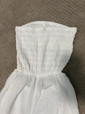 Aerie Gauzy Strapless Jumpsuit thumbnail 4