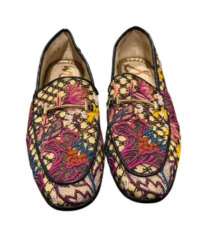 Sam Edelman Loraine Embroidered Loafers – Multicolor Tapestry Size 7.5 thumbnail 1