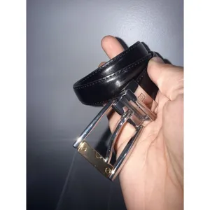 Vintage Gold and Silver Buckle‎ Belt Reversible Belt Black Brown 46" thumbnail 5