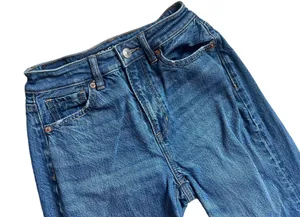 American Eagle Womens Mom Straight Comfort Stretch Straight Leg Jeans - Sz 00 thumbnail 2