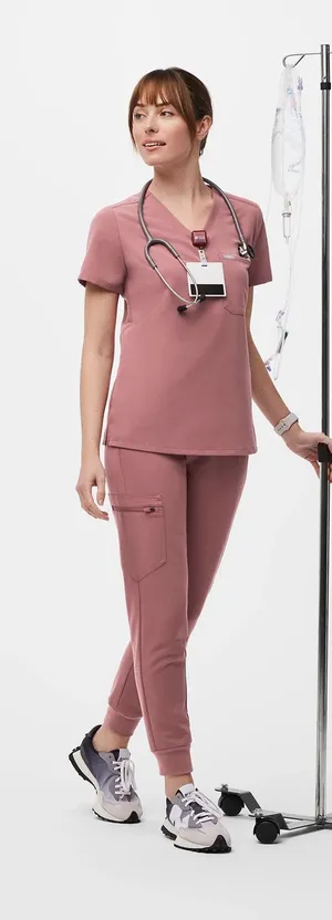 Pink FIGS Scrubs Set thumbnail 1