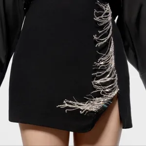 Sale 💌‼️NWT ZARA JEWEL TRIM MINI SKIRT thumbnail 4