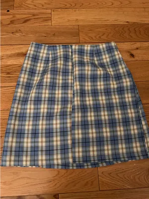 Plaid Skirt Blue Size XS thumbnail 4