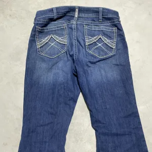 Ariat REAL High Rise Dorothy Boot Jeans Women's SZ 36x36 Wash Blue Stretch *Mark thumbnail 7