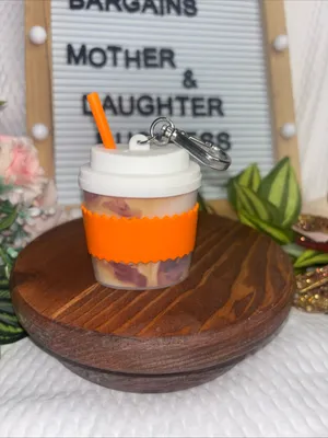 Bath & Body Works PocketBac Holder PUMPKIN WRAP LATTE CUP thumbnail 2