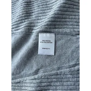 Love Ellie Stitch Fix Open Front Cardigan Sweater Gray Ribbed Details Size L thumbnail 5