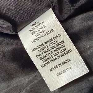 Wonderly Relaxed Blazer True Black Linen Blend Single Button Jacket Womens Small thumbnail 8