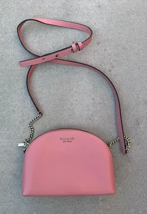 Kate Spade Mini Dusty Pink Crossbody Purse with Gold Hardware thumbnail 1
