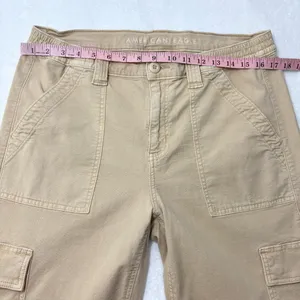 American Eagle Outfitters Tan Cargo Pants‎ size 12 thumbnail 4
