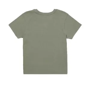 Volcom Juniors’ Sunburst Crewneck Cotton Short‑Sleeve Baby T‑Shirt Dusty Green S thumbnail 2