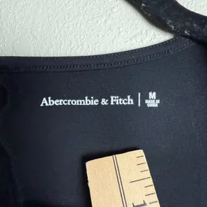 Abercrombie & Fitch Women Size Medium Split Cuff‎ Ponte Squareneck Mini Dress thumbnail 4