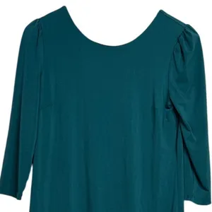 Rosie Pope Audra Maternity 3/4 Sleeves Mini Dress Scoop Back Back XS Ocean thumbnail 2