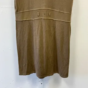 Calvin Klein Taupe Sleeveless Shawl Collar Sweater Dress CD2W1QAP XL thumbnail 4