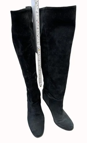 Sam Edelman women’s black leather OTK boots size 7.5m SKU 6277 thumbnail 1