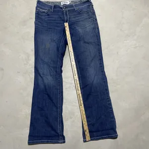 Ariat REAL High Rise Dorothy Boot Jeans Women's SZ 36x36 Wash Blue Stretch *Mark thumbnail 4