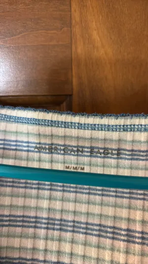 American Eagle Striped Baby Tee thumbnail 2
