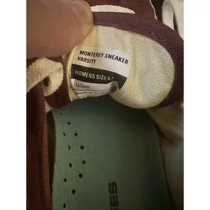 Seavees Shoes Sneaker Womens Sz 8.5 Monterey Varsity Red‎ Suede Perforated thumbnail 9