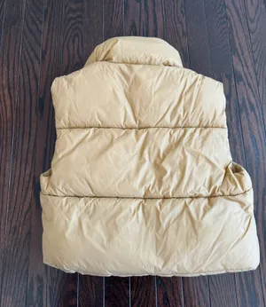 Amazon Tan Puffer Vest thumbnail 2