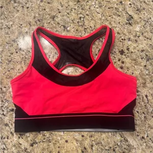 Women's Red and navy Sports Bra Fabletics size xl thumbnail 2