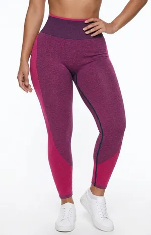 Victoria's Secret PINK high-waist seamless leggings red Sz M NWT thumbnail 1