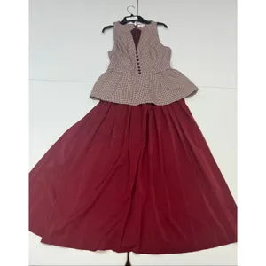 Rosie Assoulin Long Peplum Dress Size 4 thumbnail 5