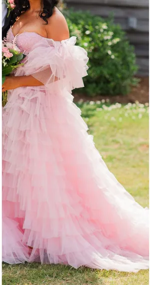 Sherri Hill Prom Dress Pink size 0 thumbnail 3