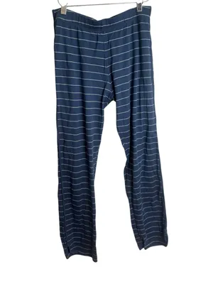 Lake Pima Long-Long Set in Navy Boating Stripe Small NWOT thumbnail 5