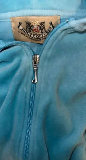 Juicy Couture Blue Velvet Zip Up thumbnail 3