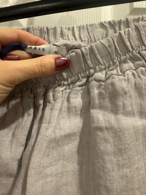 Linen pants Gray thumbnail 6