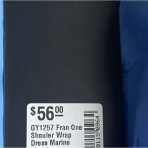 DO+BE Blue Asymmetrical One Shoulder Cocktail Dress thumbnail 3