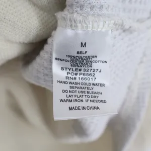 Blueb. Sherpa Jacket Womens Medium Ivory Half Zip Raglan Long Sleeve Mock Neck thumbnail 5