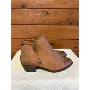 Madden Girl Womens Bolerooo Ankle Booties Boots Sz 6.5 Brown NWOT thumbnail 2