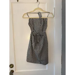 Revolve By The Way Gingham Cut Out Dress Black & White thumbnail 5