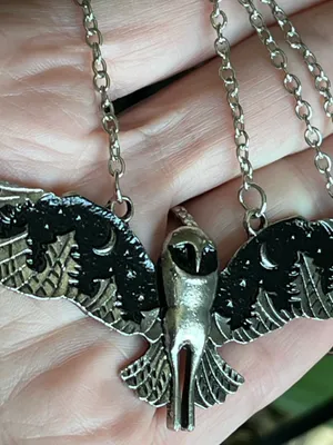 Urban outfitters owl necklace thumbnail 3