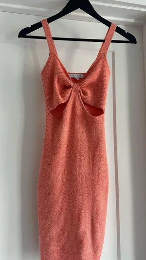 Orange Miou Muse Dress Size M thumbnail 1