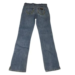 Wrangler Q-Baby Bootcut Jeans Women's 7/8 X34 Blue Denim Mid Rise Western thumbnail 2