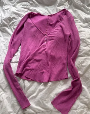 Pink free people top thumbnail 1