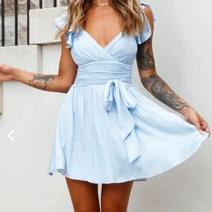 Selfie Leslie Baby blue dress thumbnail 1