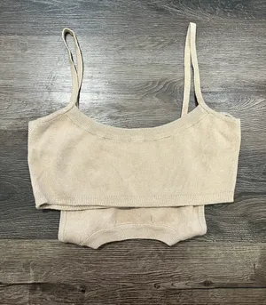 Tan Crop Top thumbnail 2