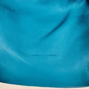 Aimee Kestenberg Auburn Hobo Pebbled Leather Bag Deep Sea Blue Turquoise NWT thumbnail 2