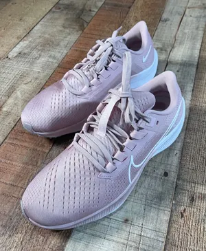 Nike Air Zoom Pegasus 38 Womens 9 Champagne Pink Running Shoes CW7358-601 thumbnail 1