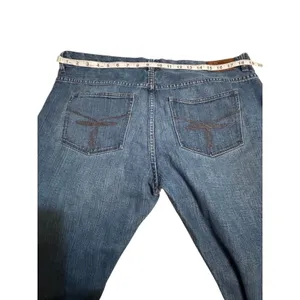 Lauren Ralph Lauren LRL Jeans Co Straight Bootcut Blue Denim Jeans Women's 14 thumbnail 10