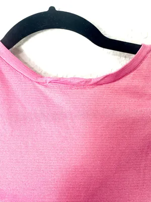 Lululemon Pink Shimmer What The Sport Tee Size Medium thumbnail 5