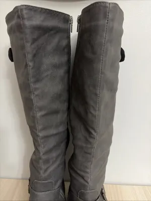 Vanity Amira Gray Knee-High Women's Boots size 8 thumbnail 4