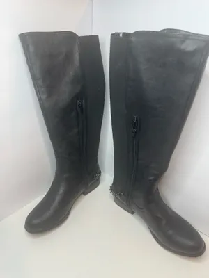 Nautica Ridgeland Black Riding Boots Size 8 thumbnail 1