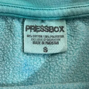 Pressbox Vintage University Of Tennessee Sweatshirt Cotton Small Turquoise Blue Tie Dye thumbnail 6